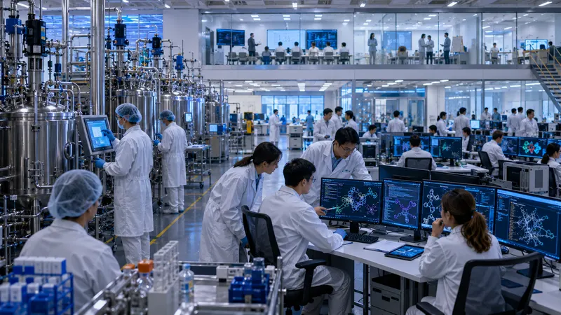 Bioprocess engineers in training