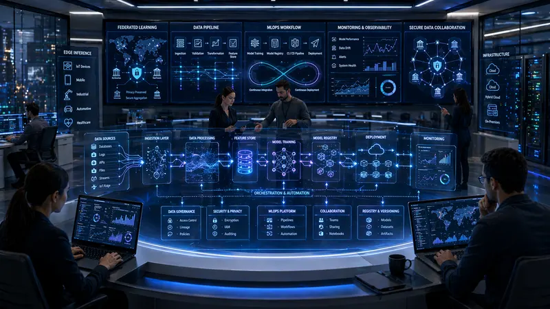 Data pipeline and MLOps infrastructure