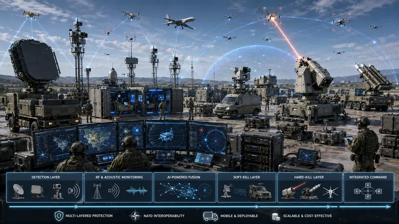 Counter-drone radar and interceptor system