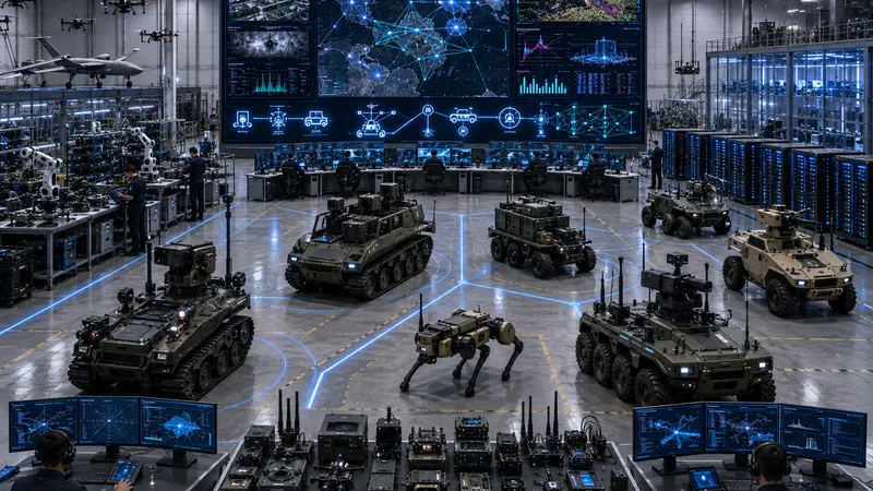 Unmanned ground vehicle on patrol