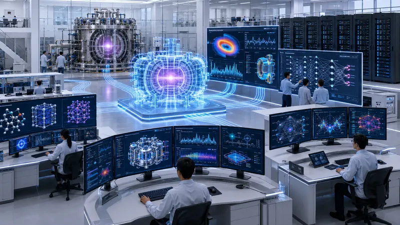 Digital twin of a fusion plasma on screen