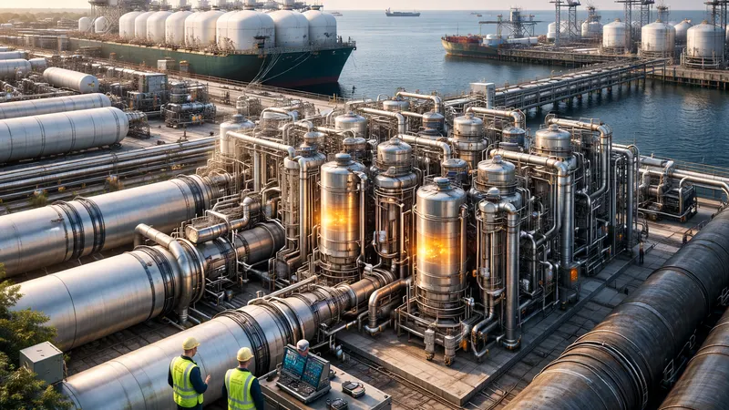 Green ammonia synthesis plant with storage tanks