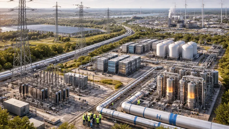 High-voltage grid and hydrogen infrastructure in Europe
