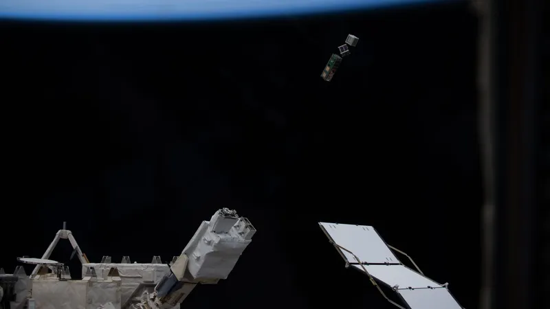 Small satellites deployed into low Earth orbit (NASA)