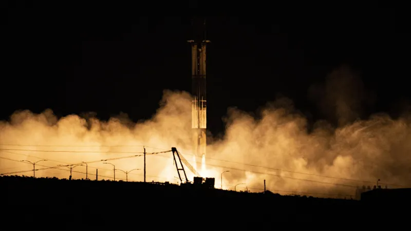 A night launch from Vandenberg Space Force Base (NASA)
