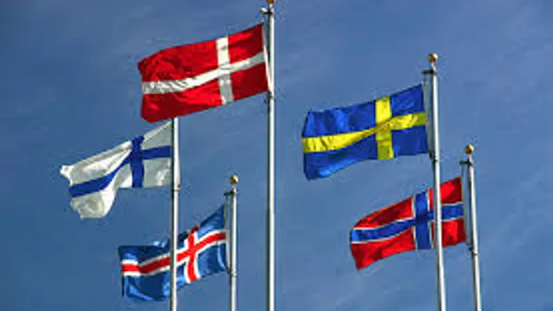 Nordic flags