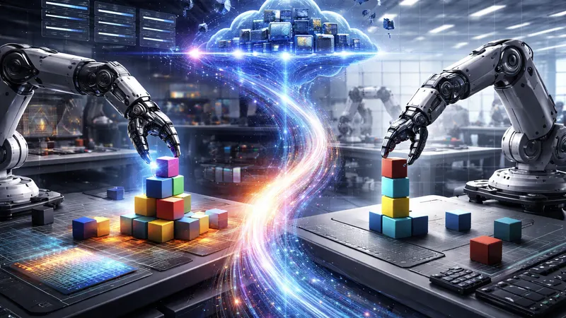 Robot simulation environment