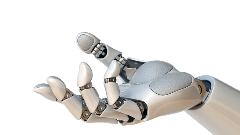 Tactile sensor on a robotic fingertip