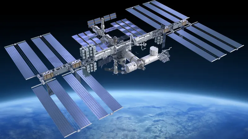 Solar arrays in orbit
