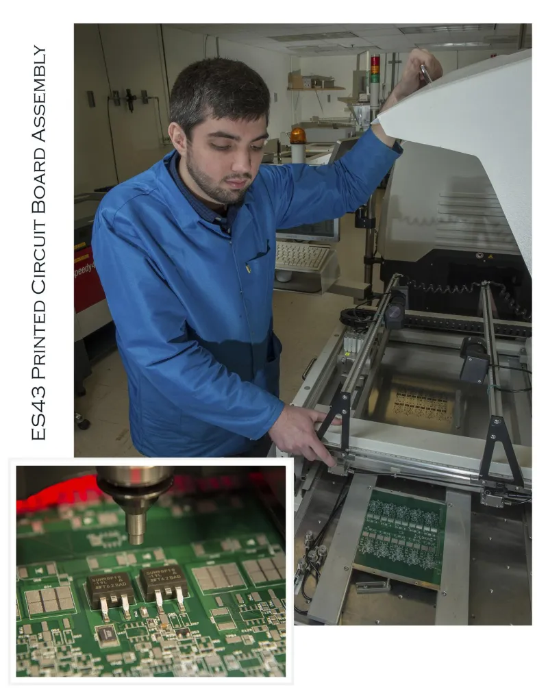 A technician assembling a printed circuit board (NASA)