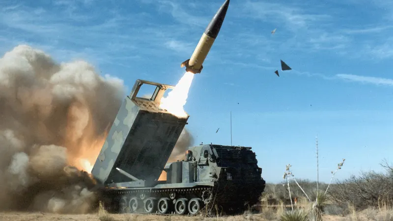 Self-propelled artillery firing