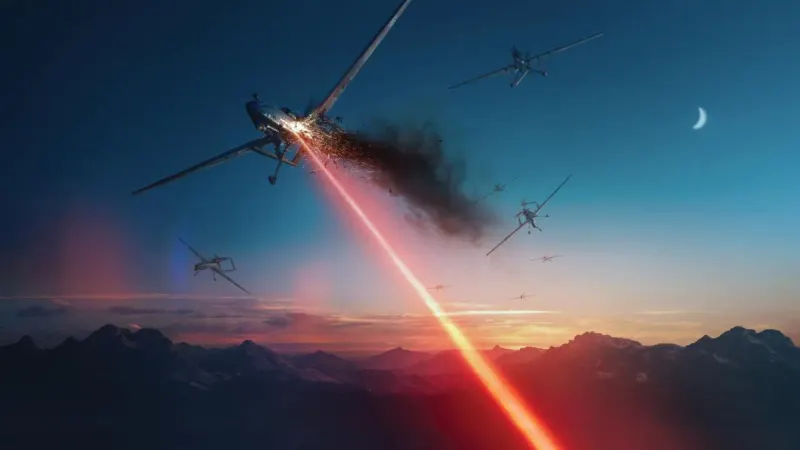 Laser counter-drone system