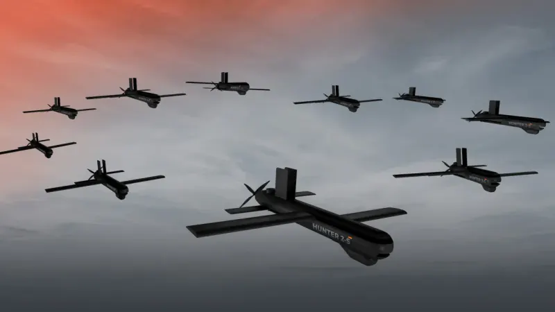 Coordinated drone swarm