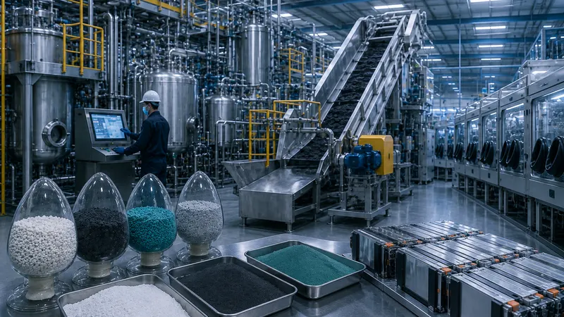 Battery-grade lithium processing plant