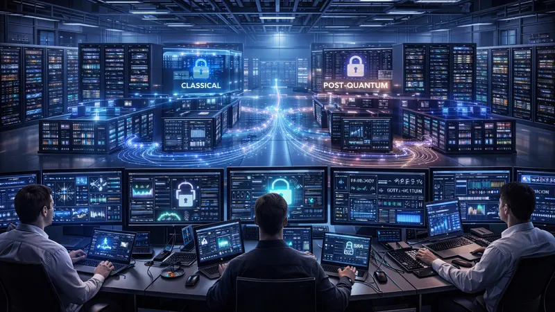 Post-quantum cryptography migration in a secure operations centre