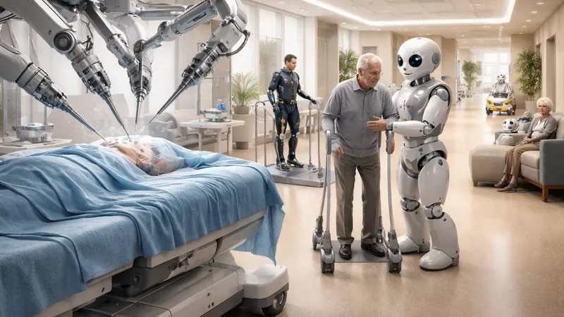 Assistive robot supporting a patient
