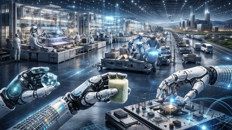 Tactile sensor manufacturing line