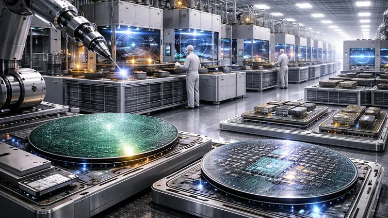 Compound semiconductor wafers under inspection